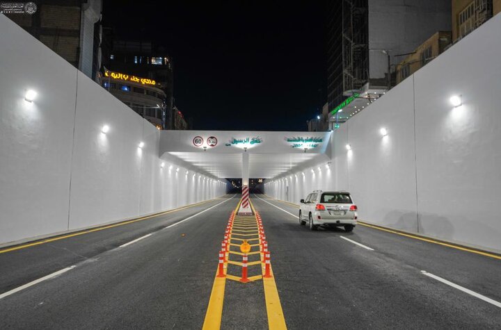 تقرير مصور/ العتبة العلوية تفتتح نفقي الرسول (ص) والشيخ الطوسي(قده) في النجف الأشرف