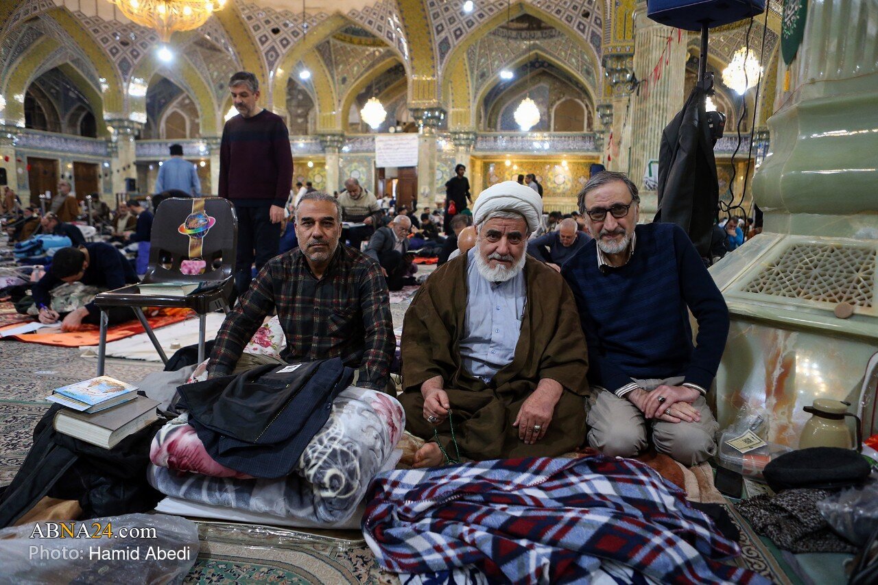 Photos: Spiritual Iʿtikaf Ceremony in Qom’s Jameh Mosque, Imam Hasan al‑Askari Mosque