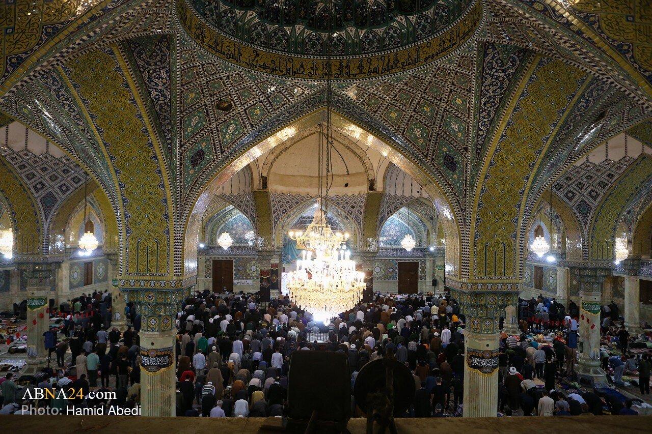 Photos: Spiritual Iʿtikaf Ceremony in Qom’s Jameh Mosque, Imam Hasan al‑Askari Mosque