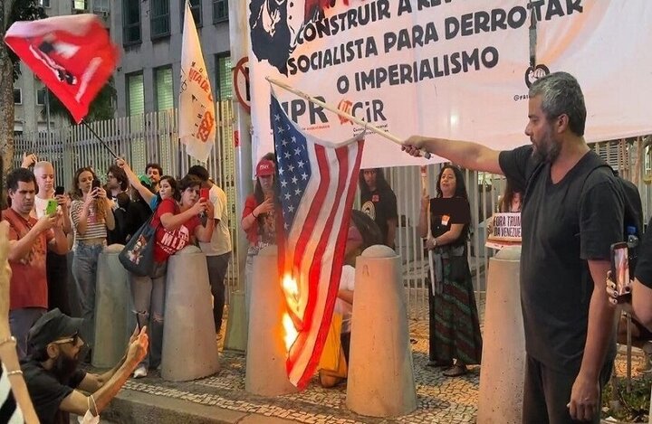 تظاهرات گسترده در برزیل علیه حمله نظامی آمریکا به ونزوئلا
