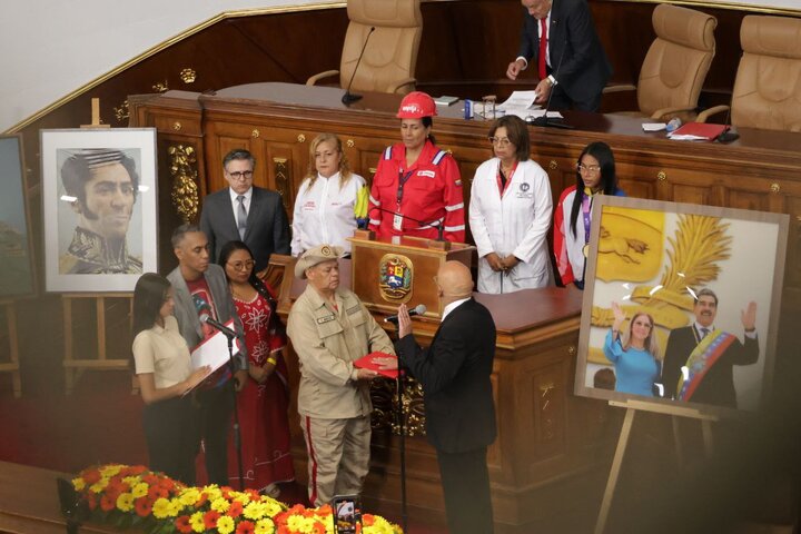 Informe fotográfico | Jorge Rodríguez jura como presidente de la Asamblea Nacional en instalación del período 2026-2031