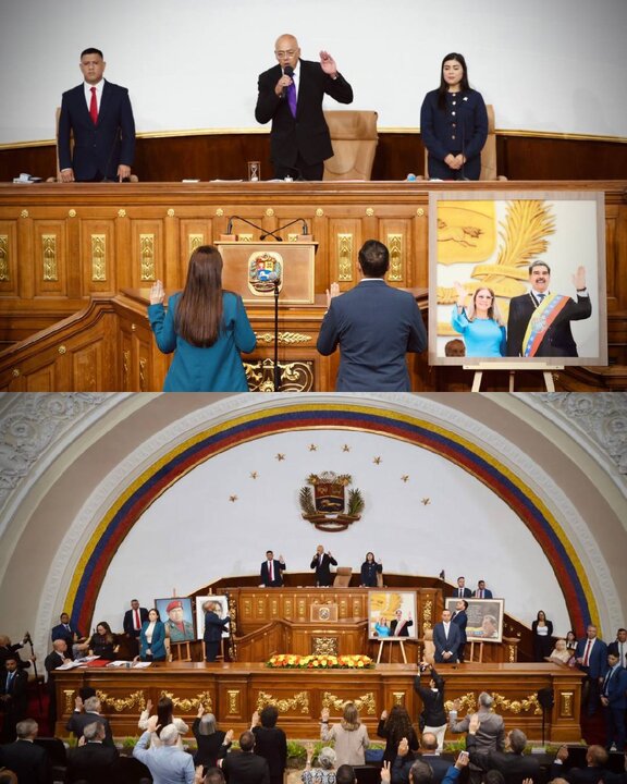 Informe fotográfico | Jorge Rodríguez jura como presidente de la Asamblea Nacional en instalación del período 2026-2031