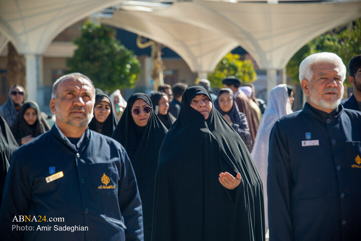 Photos: Black flag on dome of Shahcheragh shrine replaced