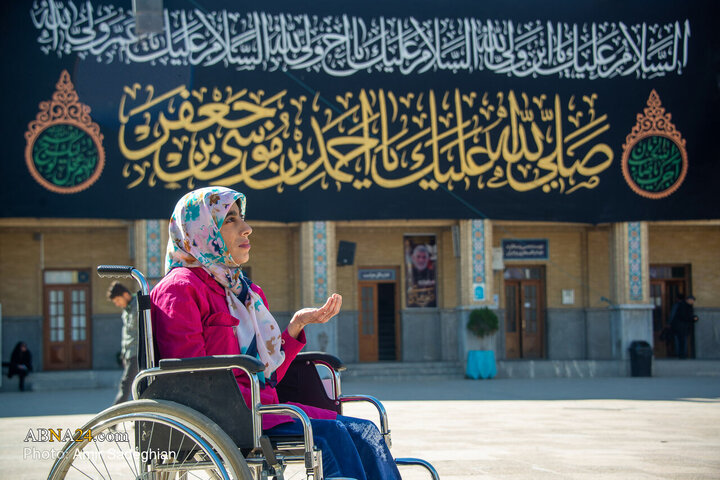 Photos: Black flag on dome of Shahcheragh shrine replaced