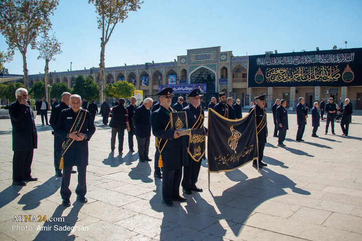Photos: Black flag on dome of Shahcheragh shrine replaced