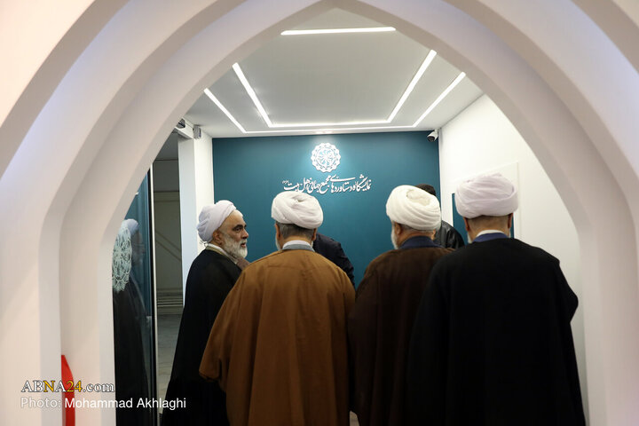 مراسم رونمایی از نمایشگاه دستاوردهای مجمع جهانی اهل‌بیت(ع)