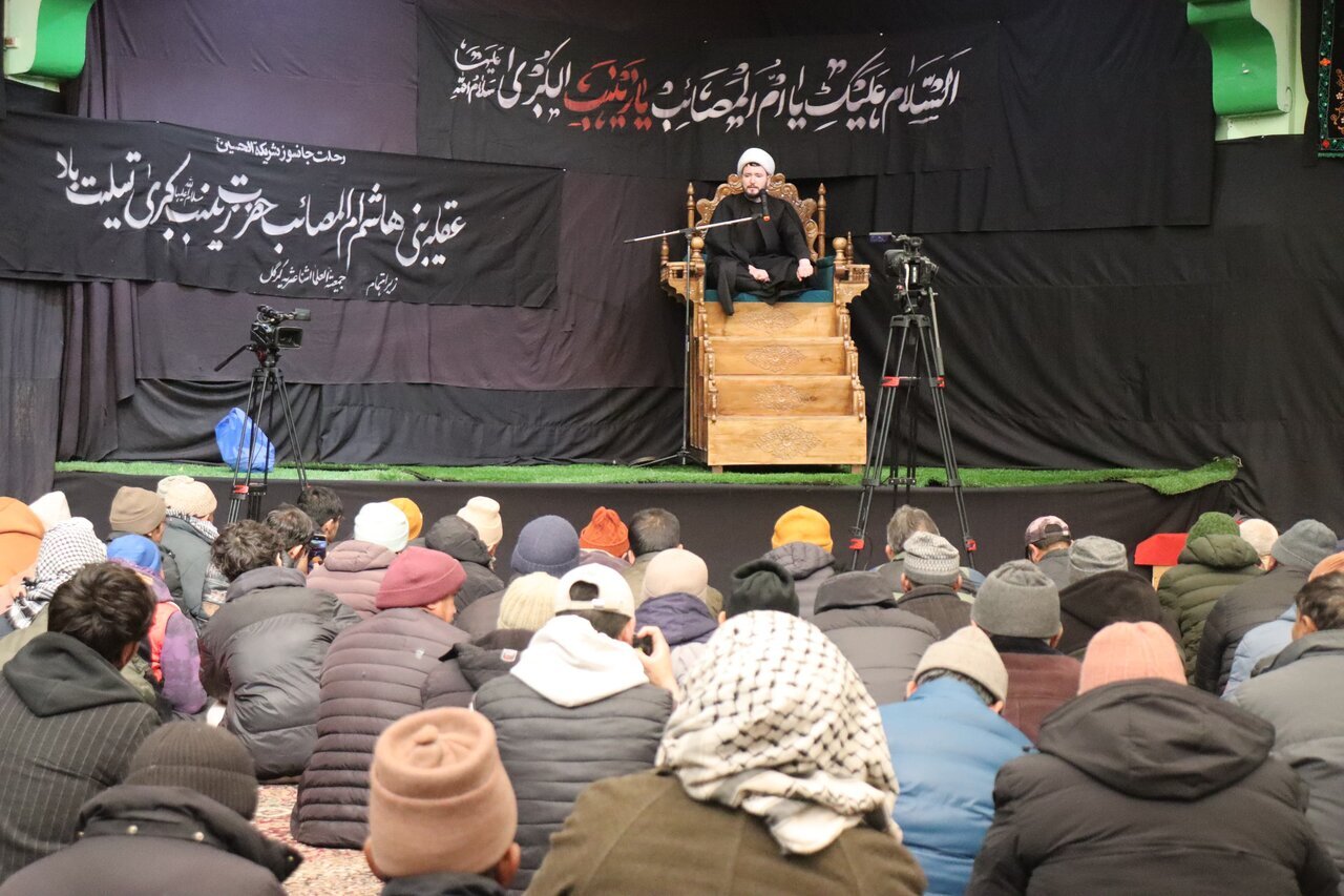 حضرت زینب الکبریٰ (س) کی شہادت کے مناسبت سے جمعیت العلماء اثنا عشریہ کرگل کے زیر اہتمام مجلسِ عزا کا انعقاد