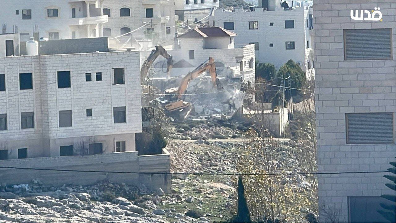 اقتحام جديد للاحتلال في نابلس وهدم منازل بحيّ التعاون