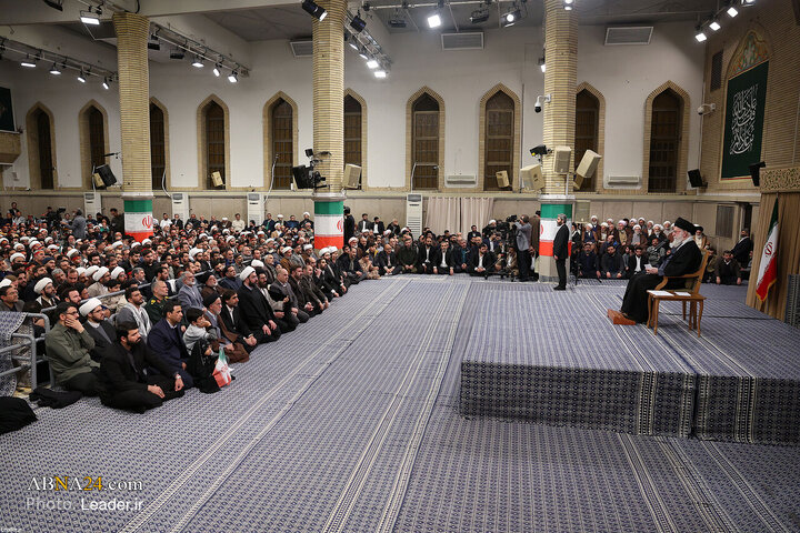 Foto / İmam Hamanei'nin Kum Halkıyla Görüşmesinden Kareler