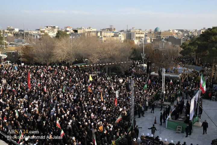 Foto / Kum'da 12 Ocak 2026 Amerika ve Sinizm Karşıtı Halk Yürüyüşünden Kareler