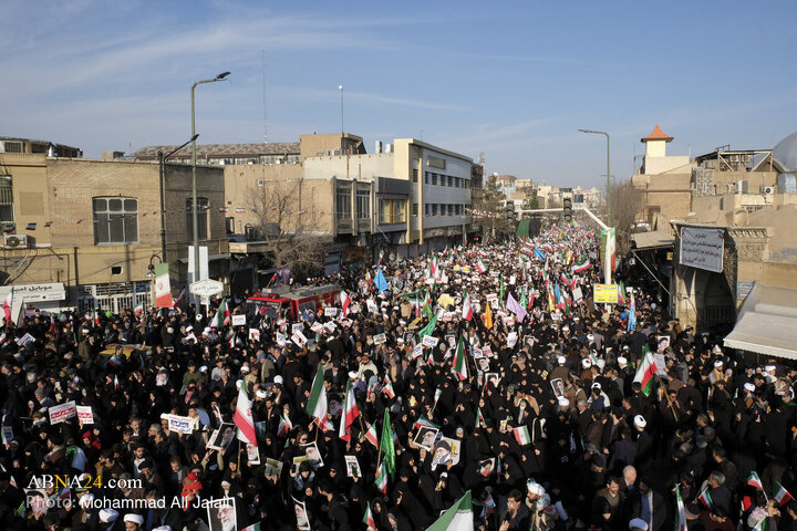 Foto / Kum'da 12 Ocak 2026 Amerika ve Sinizm Karşıtı Halk Yürüyüşünden Kareler
