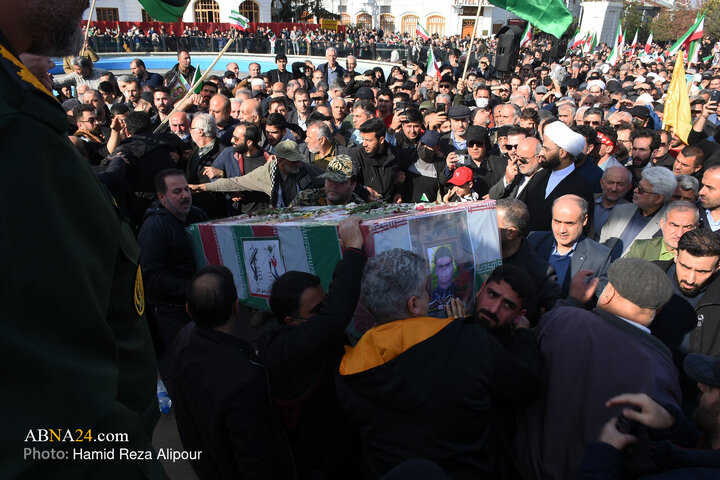Foto / Reşt Şehrinde 7 Güvenlik Şehidinin Teşyii Cenazesinden Kareler