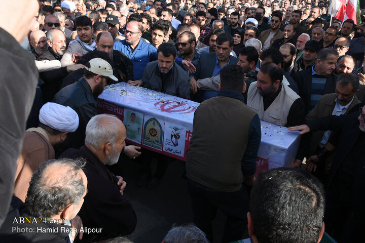 Foto / Reşt Şehrinde 7 Güvenlik Şehidinin Teşyii Cenazesinden Kareler