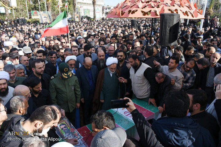 Foto / Reşt Şehrinde 7 Güvenlik Şehidinin Teşyii Cenazesinden Kareler