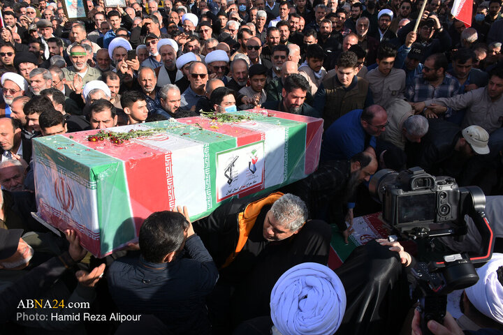 Foto / Reşt Şehrinde 7 Güvenlik Şehidinin Teşyii Cenazesinden Kareler