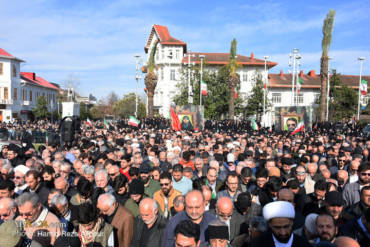 Foto / Reşt Şehrinde 7 Güvenlik Şehidinin Teşyii Cenazesinden Kareler