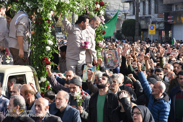 Foto / Reşt Şehrinde 7 Güvenlik Şehidinin Teşyii Cenazesinden Kareler