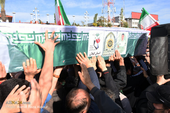 Foto / Reşt Şehrinde 7 Güvenlik Şehidinin Teşyii Cenazesinden Kareler
