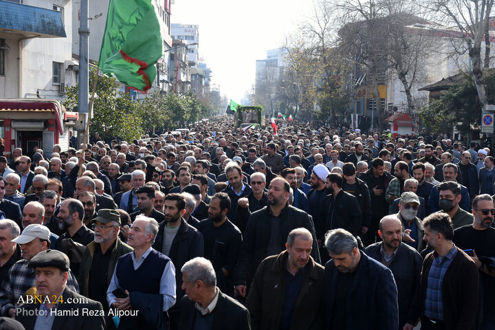 Foto / Reşt Şehrinde 7 Güvenlik Şehidinin Teşyii Cenazesinden Kareler