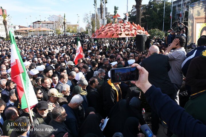 Foto / Reşt Şehrinde 7 Güvenlik Şehidinin Teşyii Cenazesinden Kareler