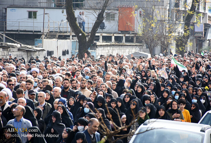 Foto / Reşt Şehrinde 7 Güvenlik Şehidinin Teşyii Cenazesinden Kareler