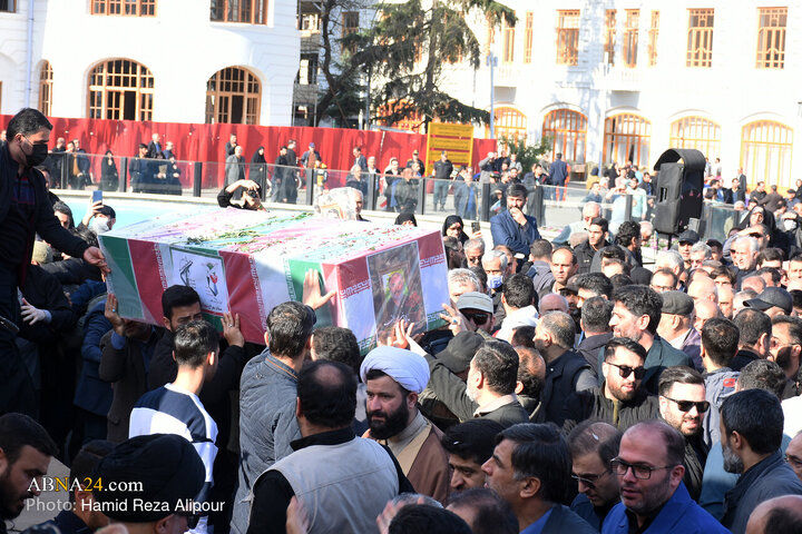 Foto / Reşt Şehrinde 7 Güvenlik Şehidinin Teşyii Cenazesinden Kareler