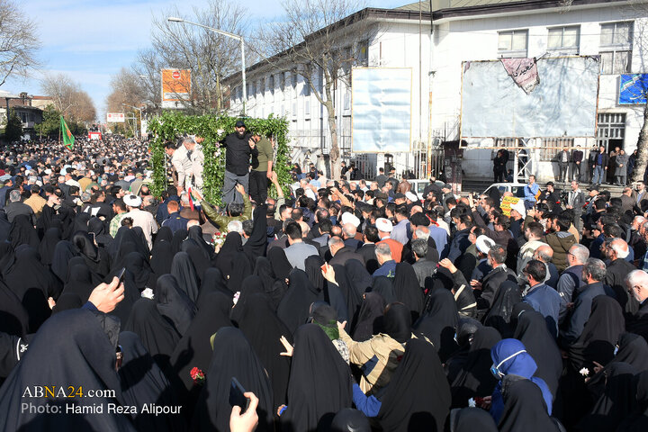 Foto / Reşt Şehrinde 7 Güvenlik Şehidinin Teşyii Cenazesinden Kareler