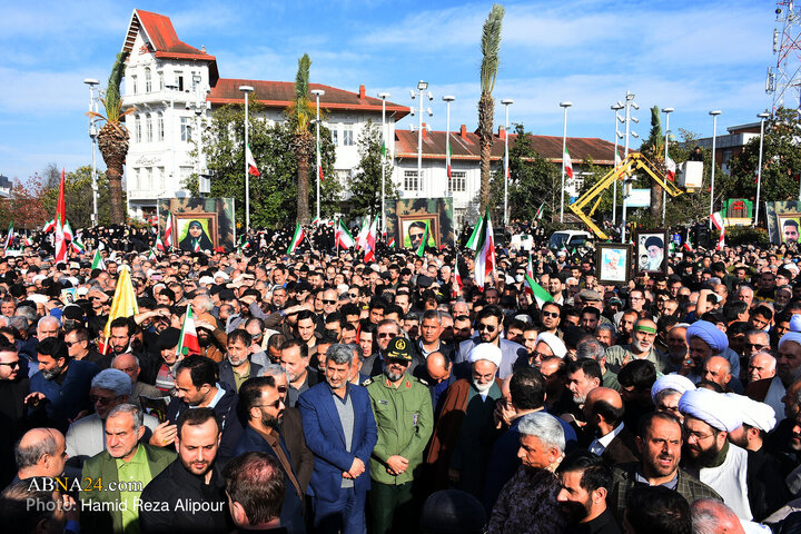 Foto / Reşt Şehrinde 7 Güvenlik Şehidinin Teşyii Cenazesinden Kareler