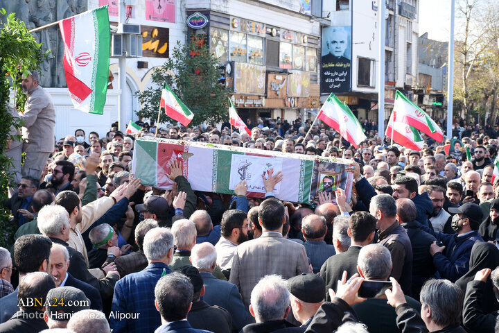 Foto / Reşt Şehrinde 7 Güvenlik Şehidinin Teşyii Cenazesinden Kareler