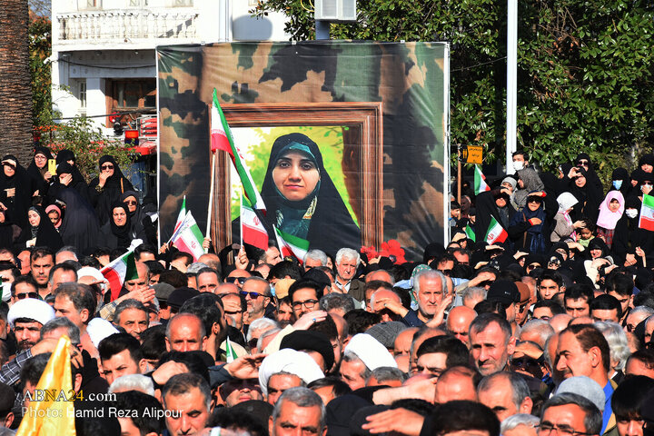 Foto / Reşt Şehrinde 7 Güvenlik Şehidinin Teşyii Cenazesinden Kareler