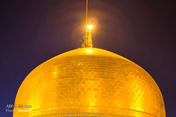 Foto / İmam Rıza (a.s) Haremi Şerifine Siyah Bahrağın Asılması