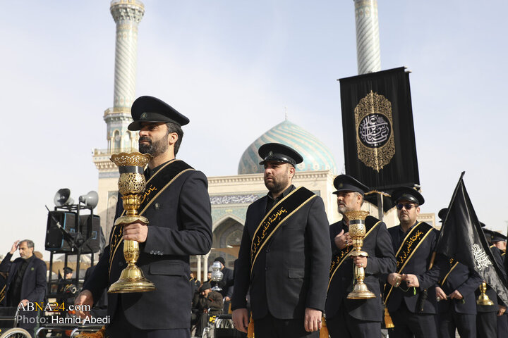 Foto / İmam Musa Kazım'ın (a.s) Şehdadet Gününde Hz Masume'nin ( Haremi Şerifinde Haram Hizmetçilerinin Matem Merasiminden Kareler