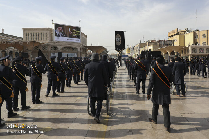 Foto / İmam Musa Kazım'ın (a.s) Şehdadet Gününde Hz Masume'nin ( Haremi Şerifinde Haram Hizmetçilerinin Matem Merasiminden Kareler