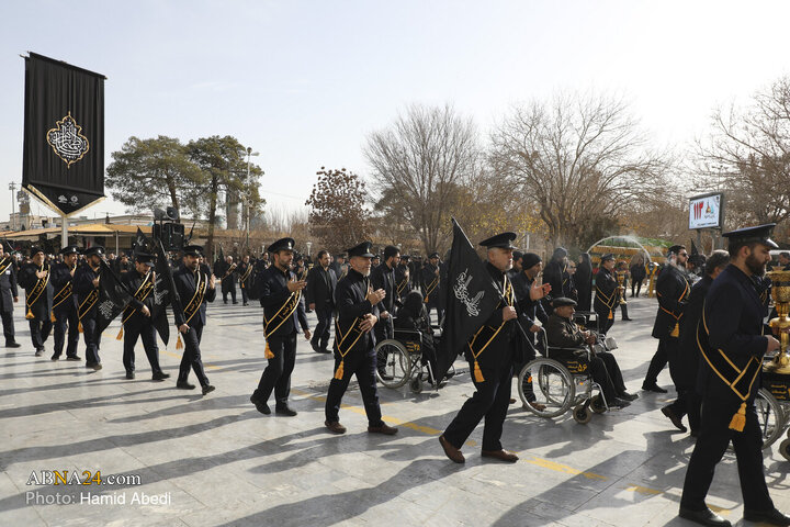 Foto / İmam Musa Kazım'ın (a.s) Şehdadet Gününde Hz Masume'nin ( Haremi Şerifinde Haram Hizmetçilerinin Matem Merasiminden Kareler