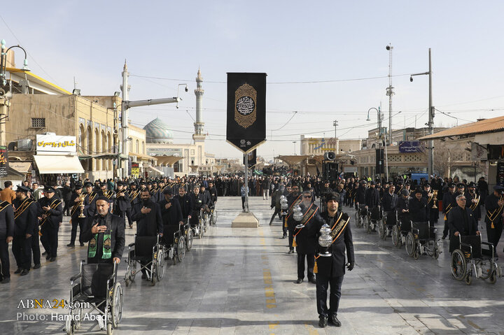 Foto / İmam Musa Kazım'ın (a.s) Şehdadet Gününde Hz Masume'nin ( Haremi Şerifinde Haram Hizmetçilerinin Matem Merasiminden Kareler