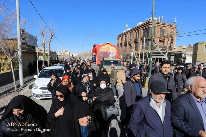 تشییع هفت شهید اغتشاشات اخیر در اصفهان