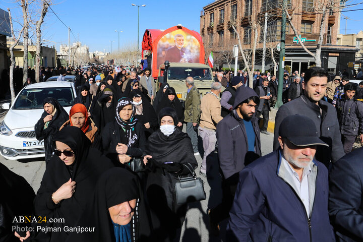 تشییع هفت شهید اغتشاشات اخیر در اصفهان