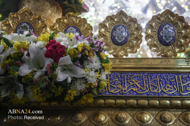 Foto / Mebas Bayramı Münasebetiyle Kerimeyi Ehlibeyt'in (s.a) Haremi Şerifi Çiçeklerle Bezendi