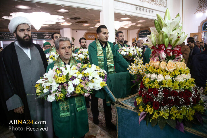 Foto / Mebas Bayramı Münasebetiyle Kerimeyi Ehlibeyt'in (s.a) Haremi Şerifi Çiçeklerle Bezendi