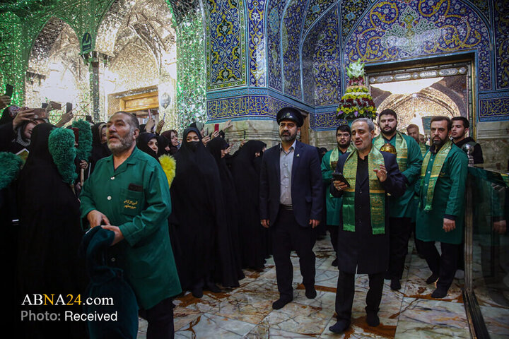 Foto / Mebas Bayramı Münasebetiyle Kerimeyi Ehlibeyt'in (s.a) Haremi Şerifi Çiçeklerle Bezendi