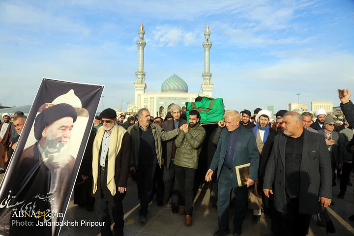 Foto / Ayetullah Sistani'nin Kardeşinin Teşyii Cenazesinden Kareler