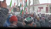 Video | Hindistanın Kargil əhalisinin qarlı və çovqun hava şəraitinə baxmayaraq İmam Xamenei və İran Xalqına dəstək yürüşü
