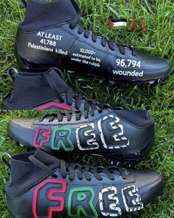 جریمۀ سنگین فوق ستارۀ مسلمان فوتبال آمریکایی بهجرم حمایت از فلسطین! + تصاویر