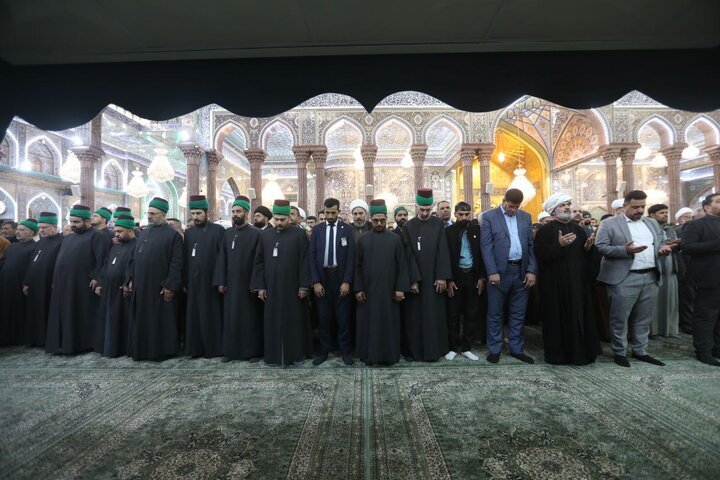 تصاویر | مراسم تشییع جنازه سید هادی سیستانی در کربلا