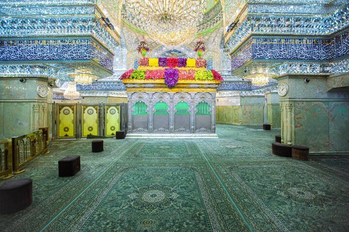 گلآرایی حرم امام حسین(ع) همزمان با آغاز ماه شعبان + تصویر