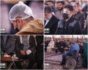 Uwepo wa Waliojeruhiwa katika Ghasia za Hivi Karibuni Iran katika Haram ya Imam Reza (a.s) mjini Mashhad +Picha