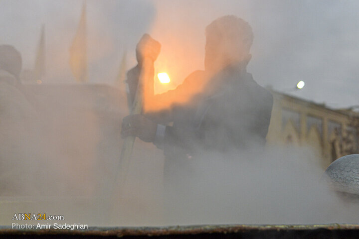 Photos: Cooking 20 tons of Samano in Imamzadeh Sayyed Alaeddin Shiraz
