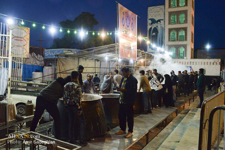 Photos: Cooking 20 tons of Samano in Imamzadeh Sayyed Alaeddin Shiraz