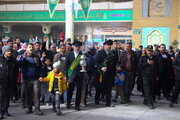 Photos: Group of veterans injured during unrest in Razavi Khorasan visit Hazrat Masoumeh holy shrine