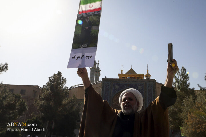 Photos: Gathering of Seminary Students Condemning Insults to Qur’an, Islamic Sanctities in Qom